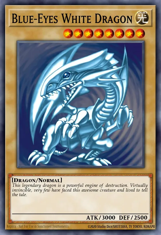 Blue-Eyes White Dragon · Yu-Gi-Oh!