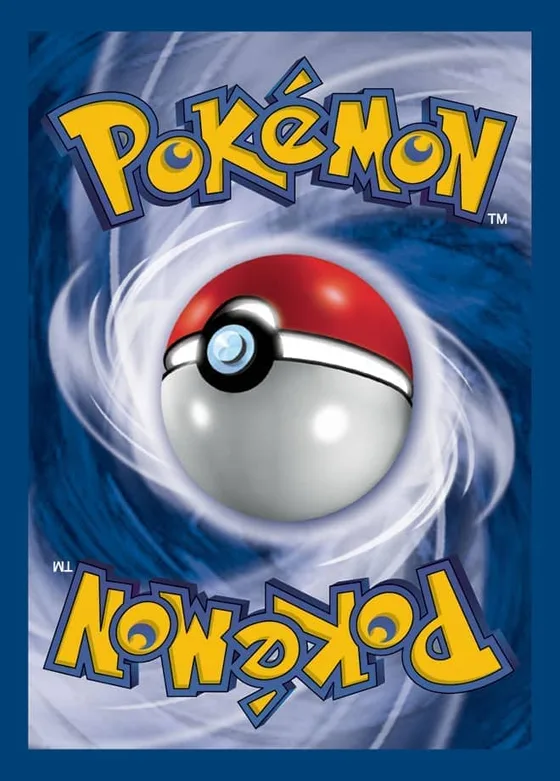 Dos d'une carte Pokémon, tel qu'il faut le photographier
