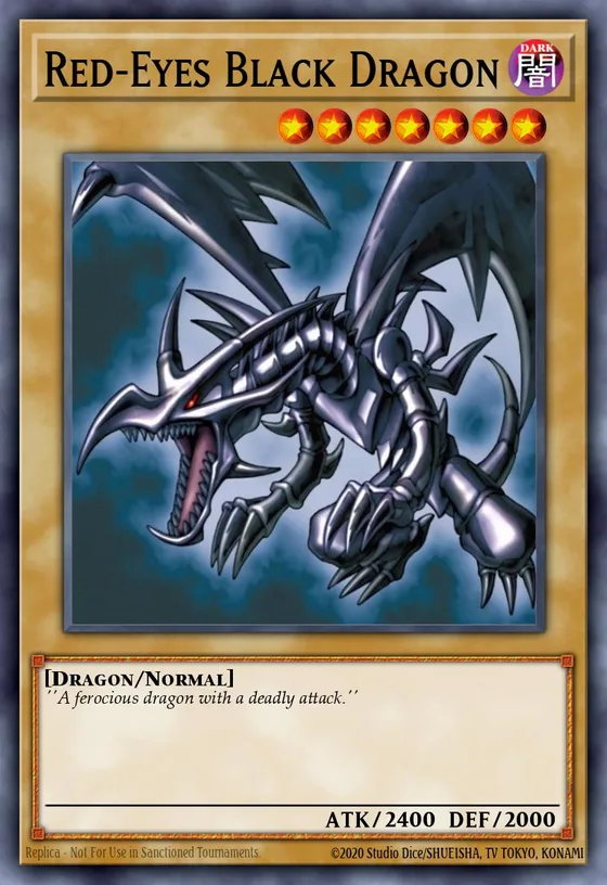 Dragon Noir aux Yeux Rouges — Legend of Blue Eyes · 2002