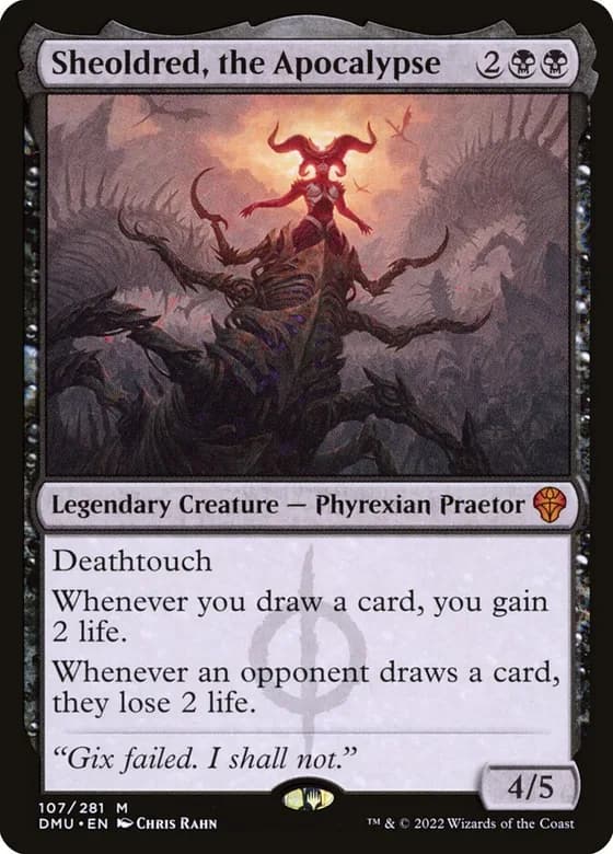 Sheoldred, the Apocalypse — Dominaria United · 2022