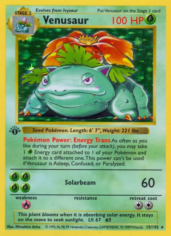 Florizarre — 15/102 · Holo Rare